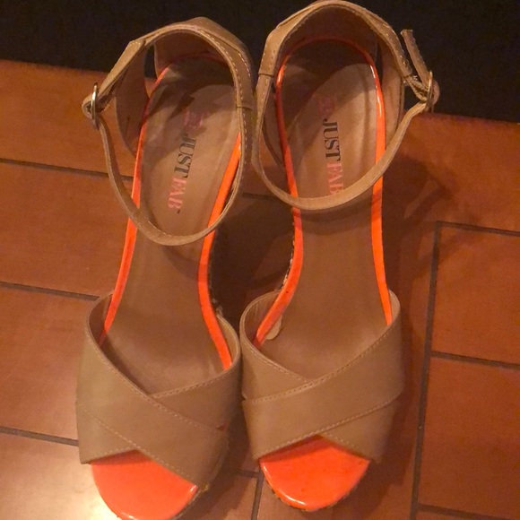 JustFab Nude wedges, Anacapri - Picture 6 of 8